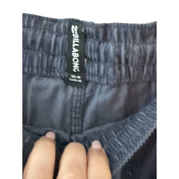 Billabong Mens Short 20" Medium Corduroy Drawstring Waistband Grey NWT - Picture 4 of 6